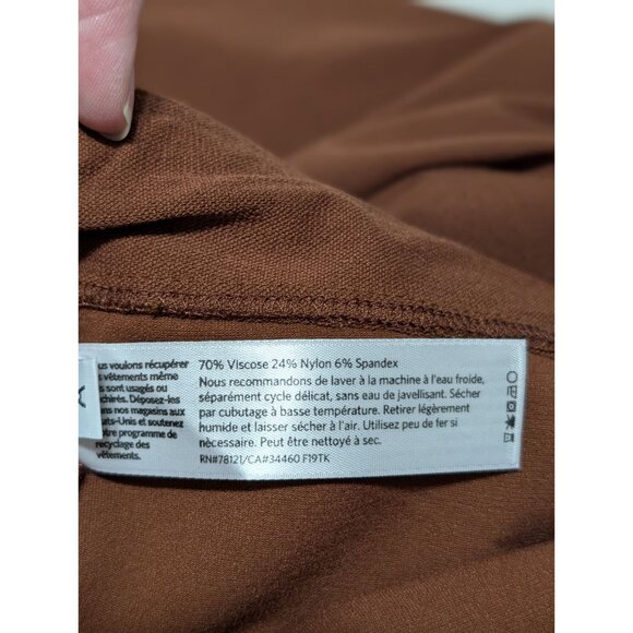 Eileen Fisher Womens 1X Nutmeg Slim Ankle Pants Stretch Crepe French Knit nwt - Picture 16 of 16